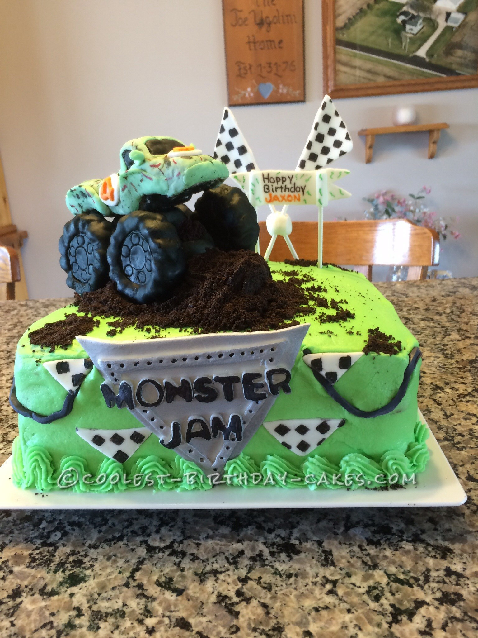 Monster Jam Birthday Cake
 Coolest Monster Truck Cakes