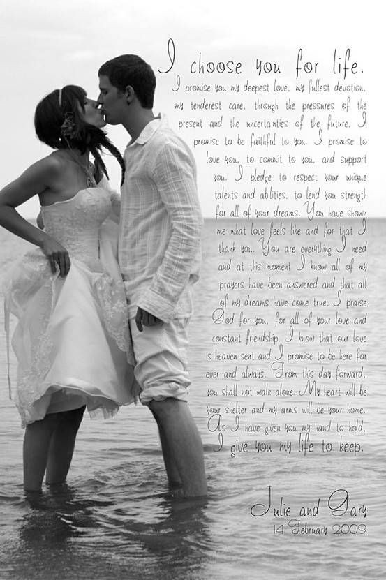 Most Romantic Wedding Vows
 Romantic Wedding Vows Examples For Her and For Him