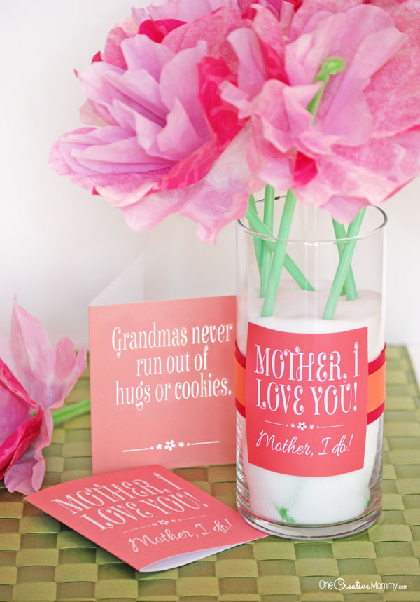 Mother Day Craft Gift Ideas
 Cute Mother s Day Gift Idea and Printables