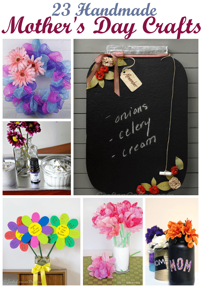Mother Day Craft Gift Ideas
 Mothers Day Crafts 23 handmade Mother s Day Gift ideas