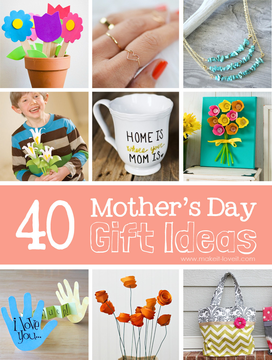 Mother Day Craft Gift Ideas
 40 Homemade Mother s Day Gift Ideas