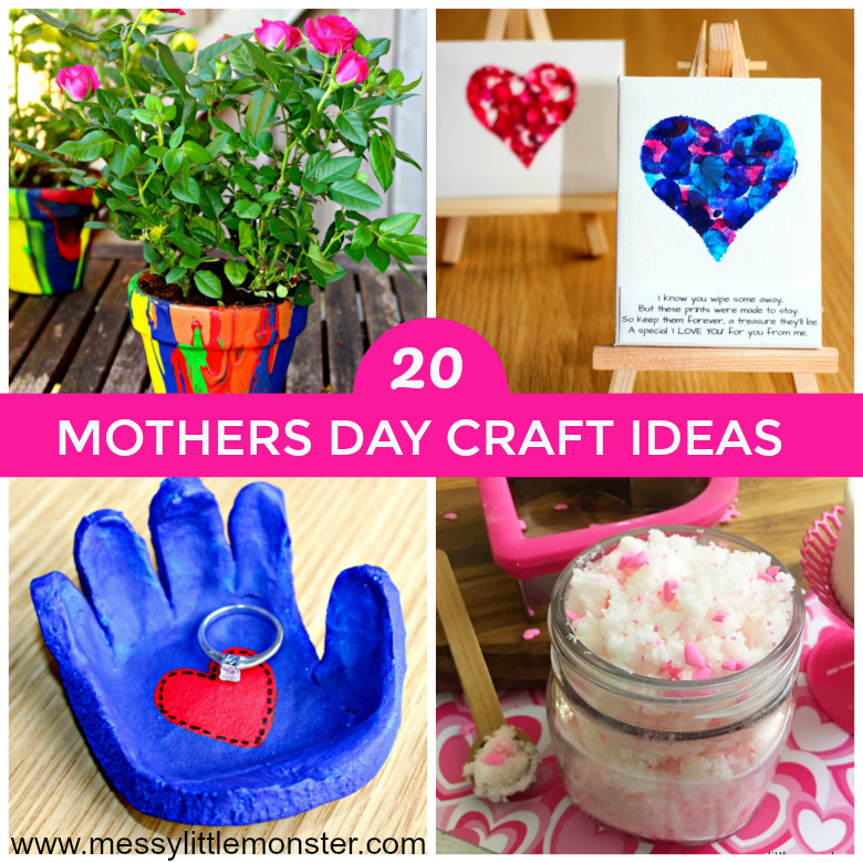 Mother Day Craft Ideas For Adults
 Mothers Day Craft Ideas Messy Little Monster