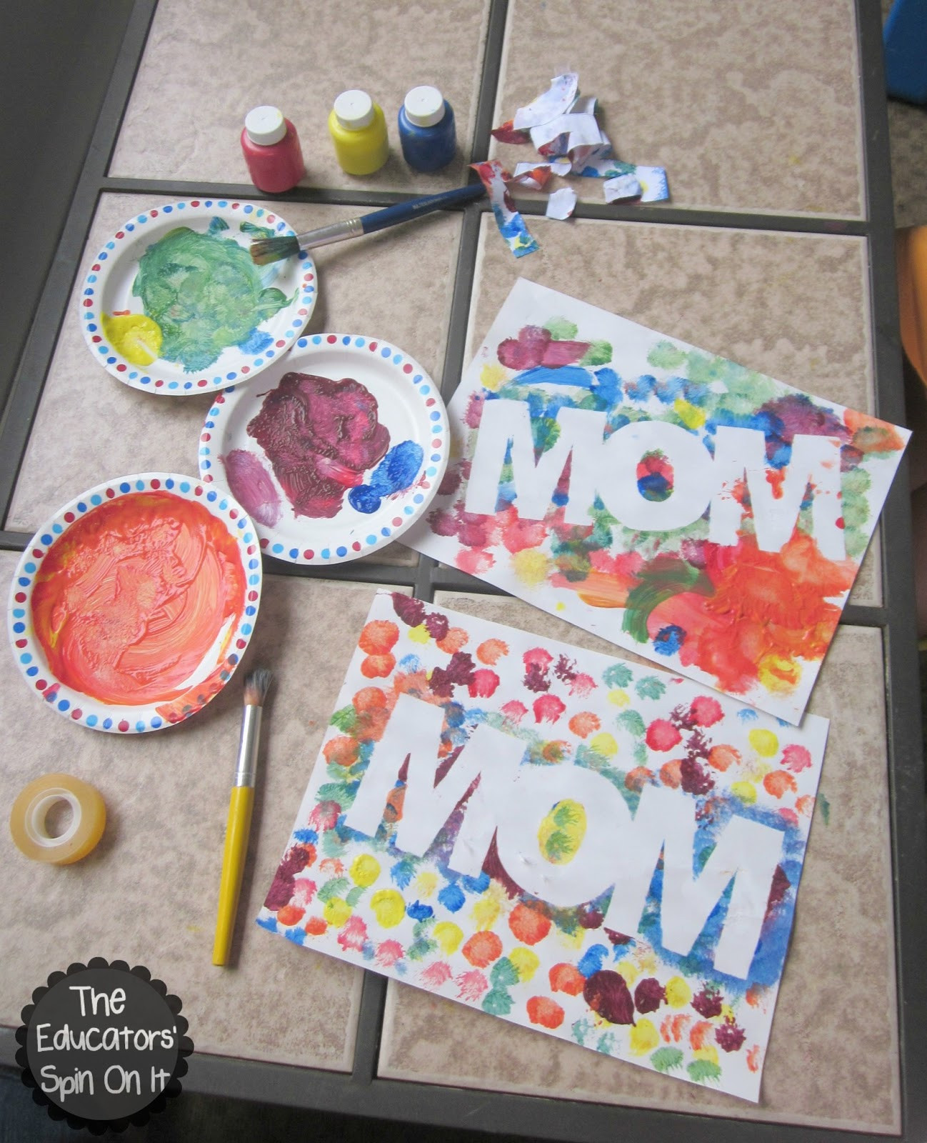 Mother Day Craft Ideas For Toddlers
 The Educators Spin It Easy Mother s Day Craft