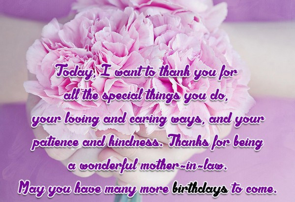 Mother In Law Birthday Quotes
 47 Happy Birthday Mother in Law Quotes My Happy Birthday