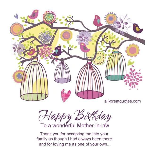Mother In Law Birthday Quotes
 Quotes about Accepting in laws 30 quotes