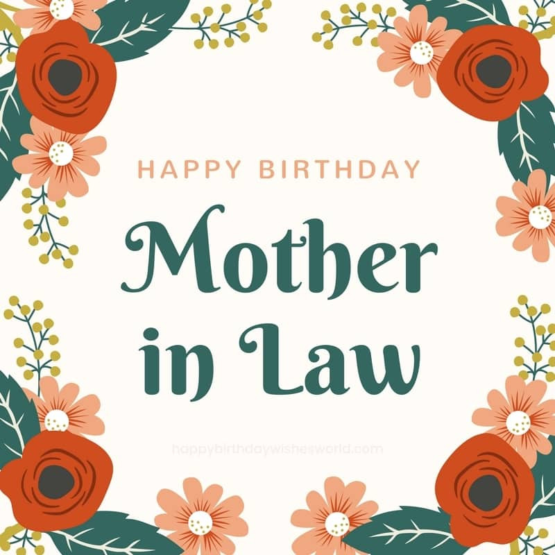 Mother In Law Birthday Quotes
 120 Happy Birthday Mother in Law Wishes Find the perfect
