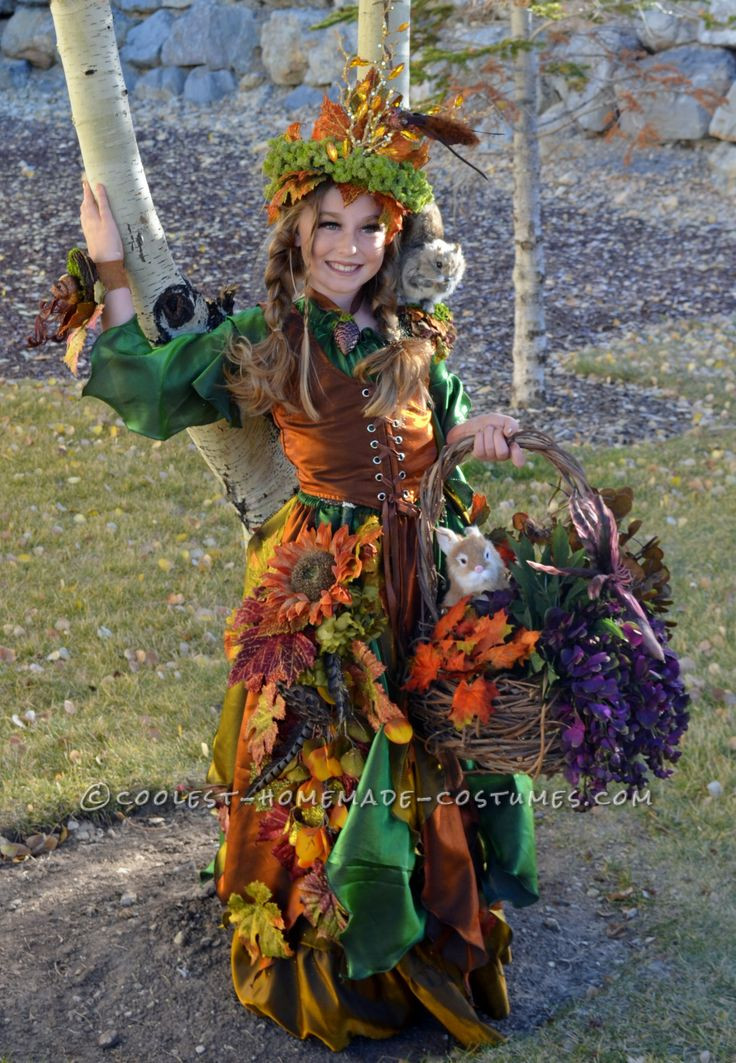 Mother Nature Costume DIY
 Beautiful Handmade Mother Daughter Nature Costume