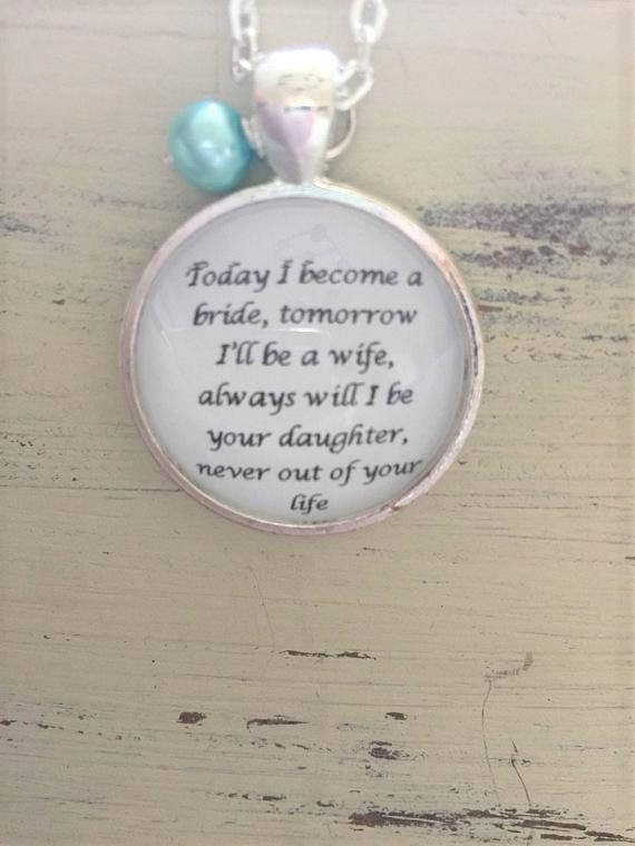 Mother Of The Bride Quotes
 Mother of the bride pendant quote pendantmother of the bride