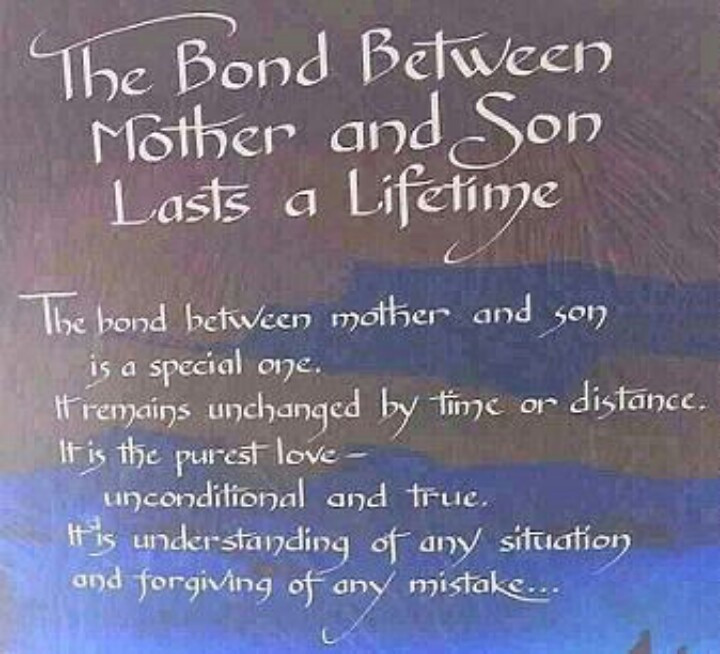 Mother Son Bond Quotes
 Mother Son Bond Quotes QuotesGram