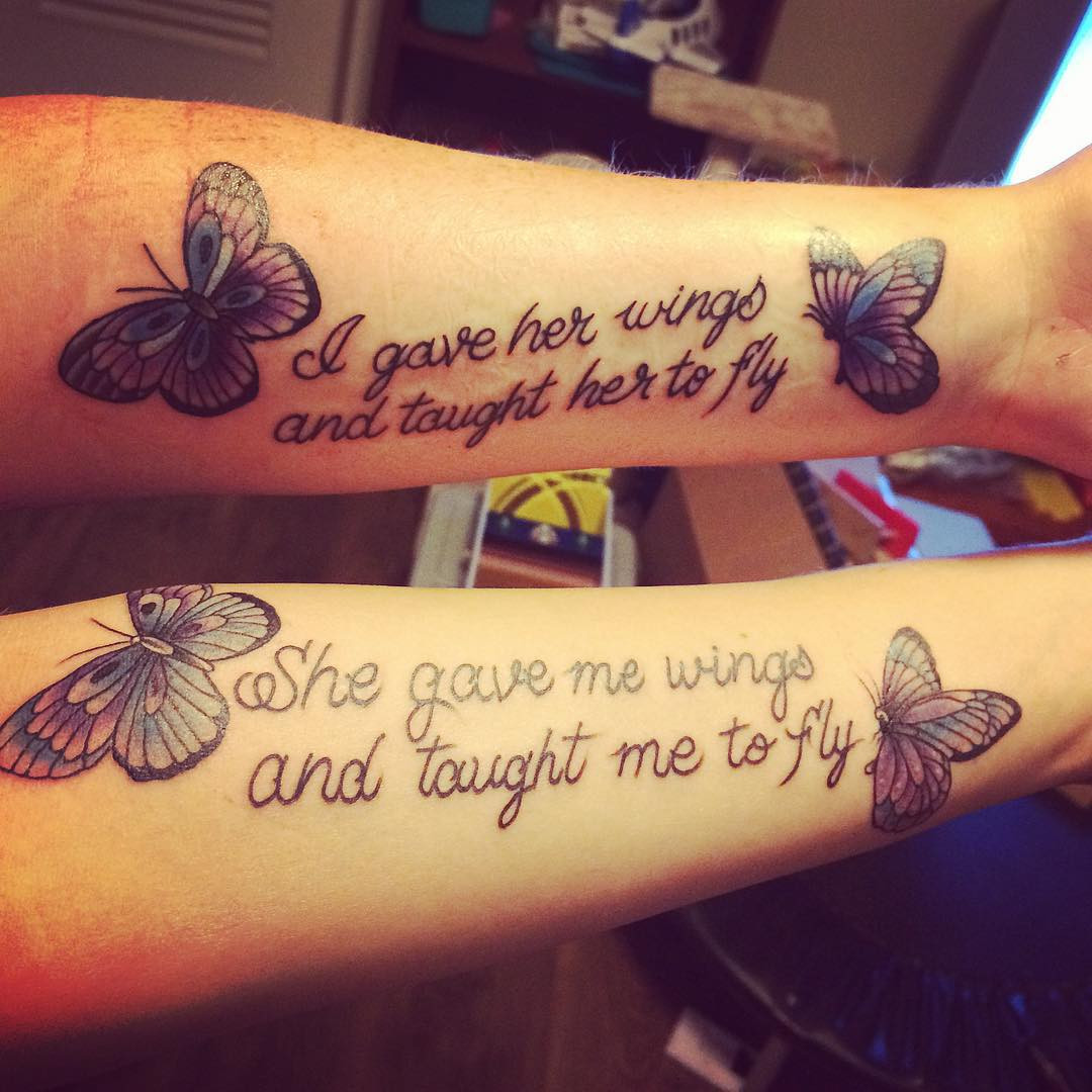 Mother Son Tattoo Quotes
 30 Lovely Mother Daughter Tattoos Designs and Meanings