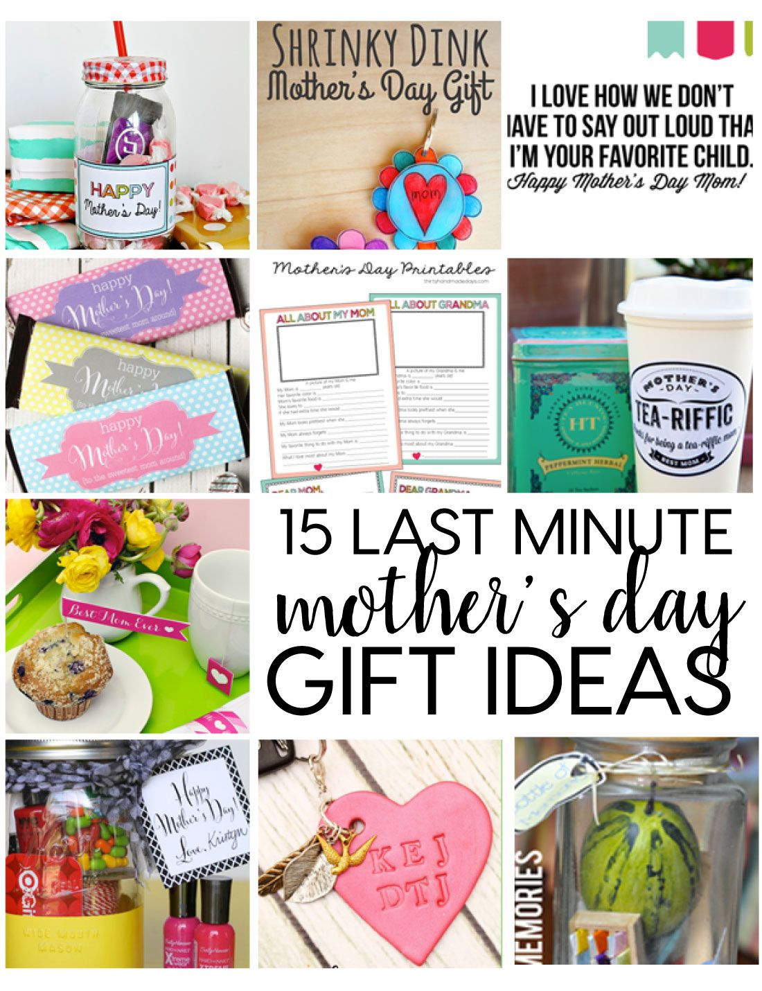 Mother'S Day Gift Ideas Homemade Crafts
 Last Minute Mother s Day Gifts