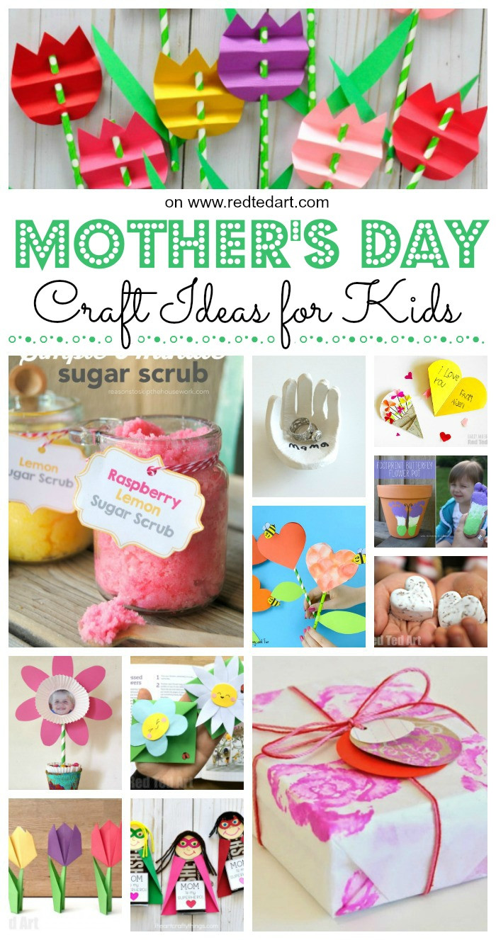 Mother'S Day Kid Craft Gift Ideas
 Easy Mother s Day Crafts for Kids to Make Red Ted Art