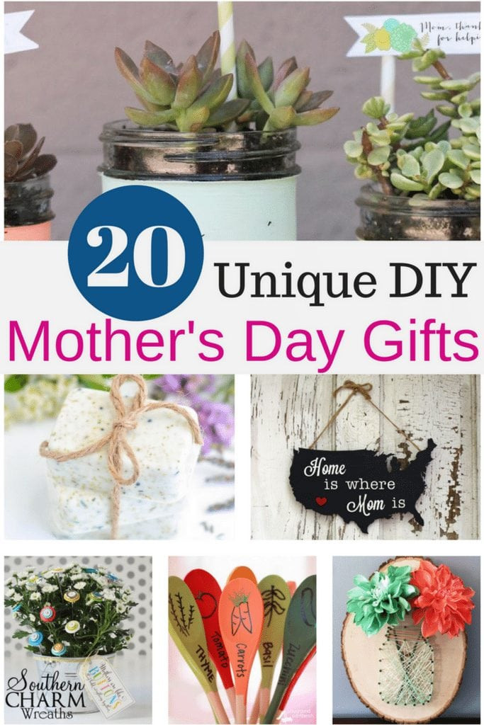 Motherday Gift Ideas
 20 Unique DIY Mother s Day Gift Ideas She ll Treasure