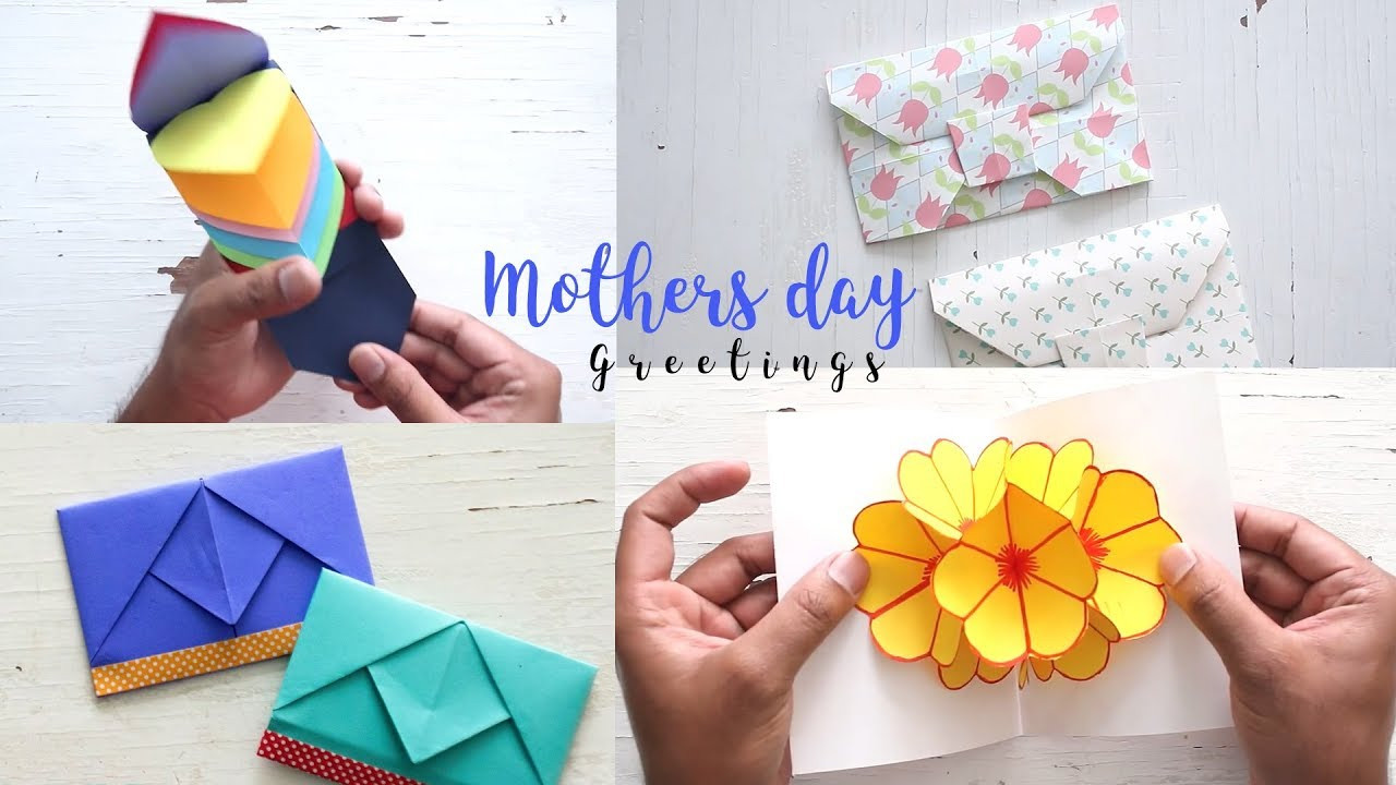 Mothers Day Card Ideas To Make
 4 Beautiful And Easy Mother s Day Cards Ideas