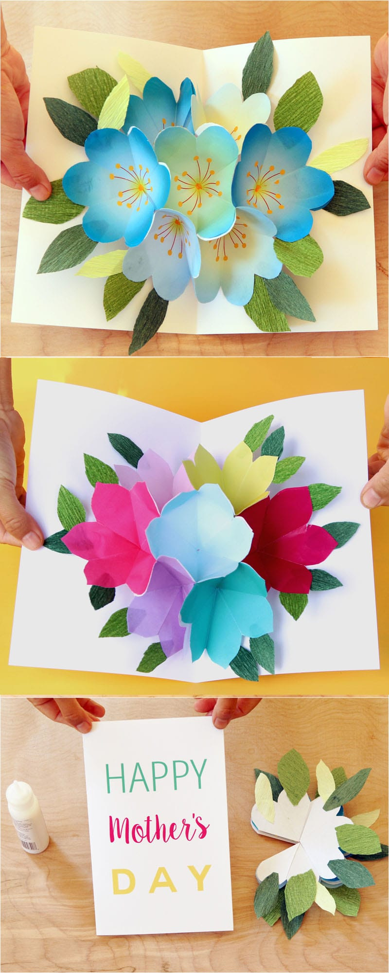 Mothers Day Card Ideas To Make
 Pop Up Flowers DIY Printable Mother s Day Card A Piece