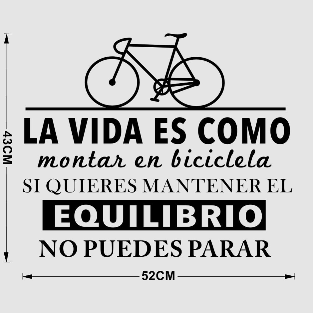 Motivational Quotes In Spanish
 Life is Like Riding a Bicycle Inspirational Spanish Quotes