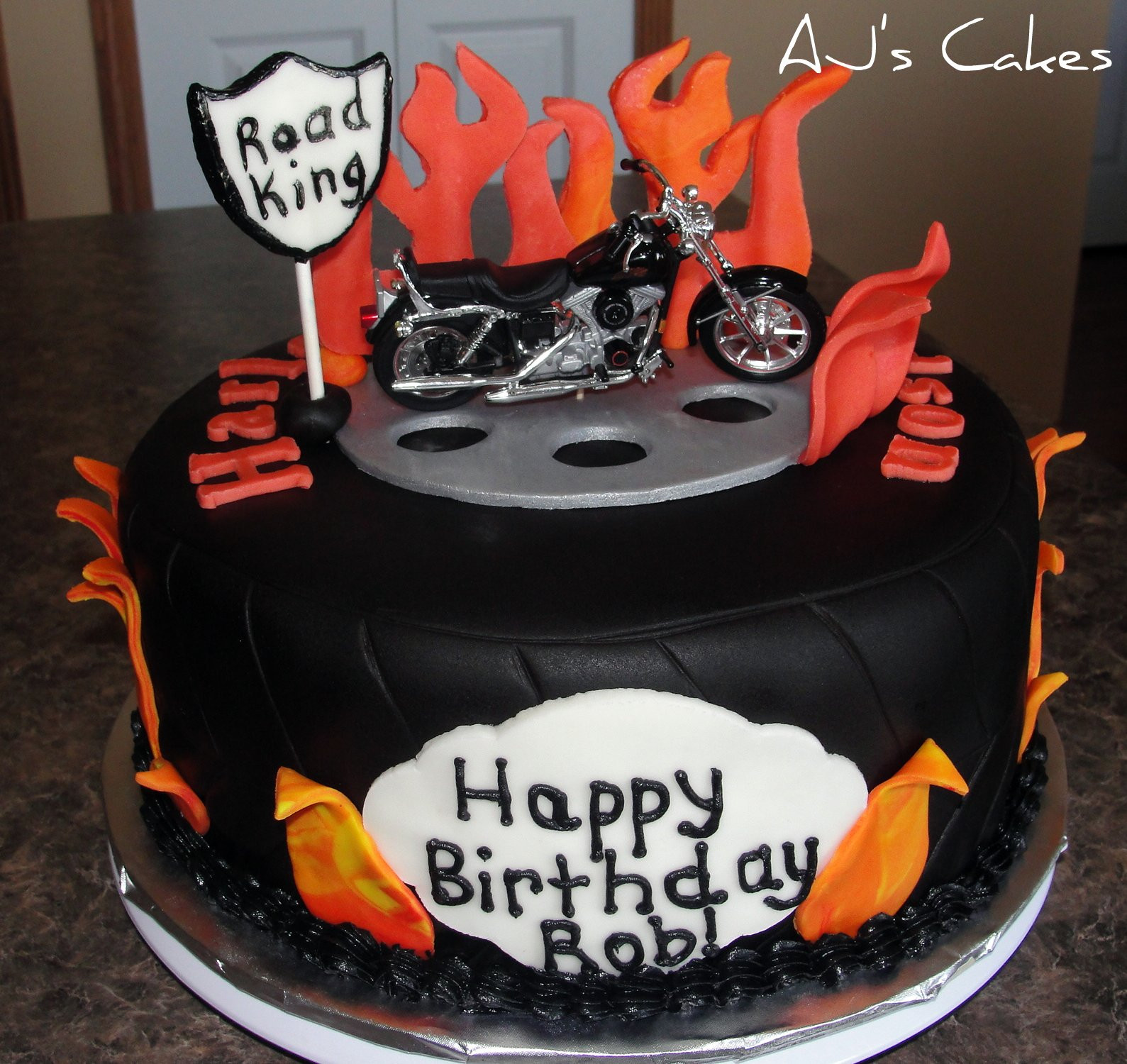 Motorcycle Birthday Cakes
 Harley Davidson Cakes