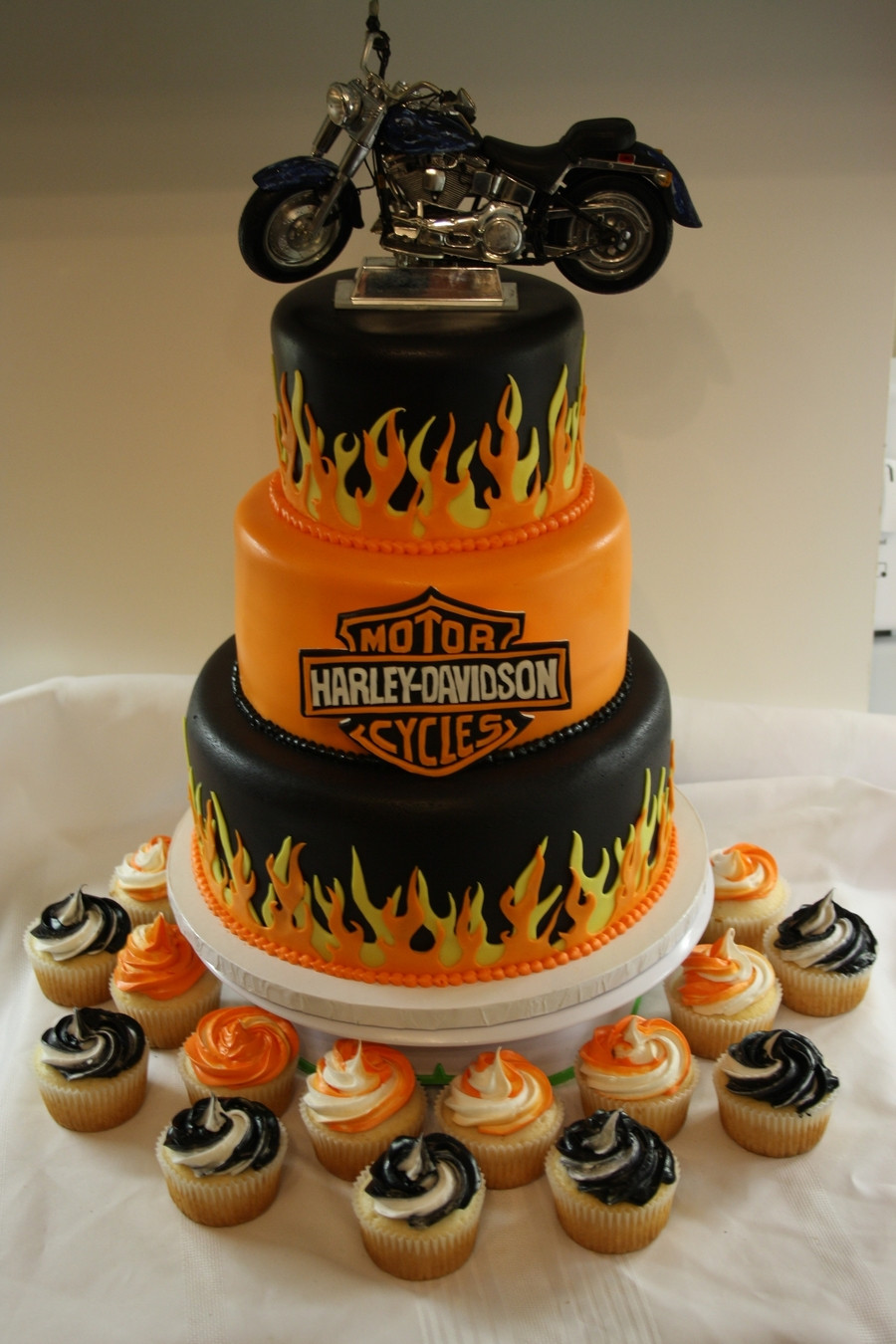 Motorcycle Birthday Cakes
 Harley Davidson Cake CakeCentral