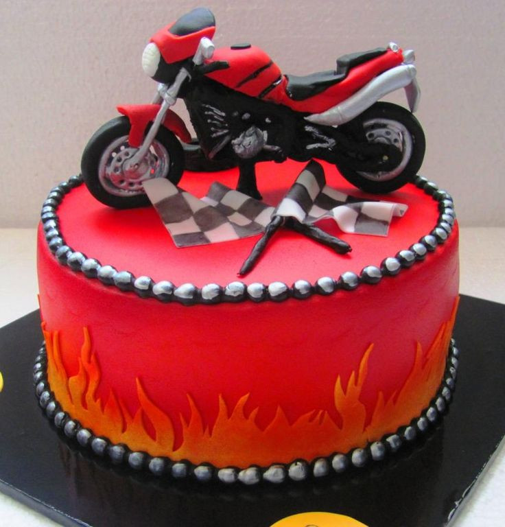 Motorcycle Birthday Cakes
 51 best images about Motorcycle Cakes on Pinterest