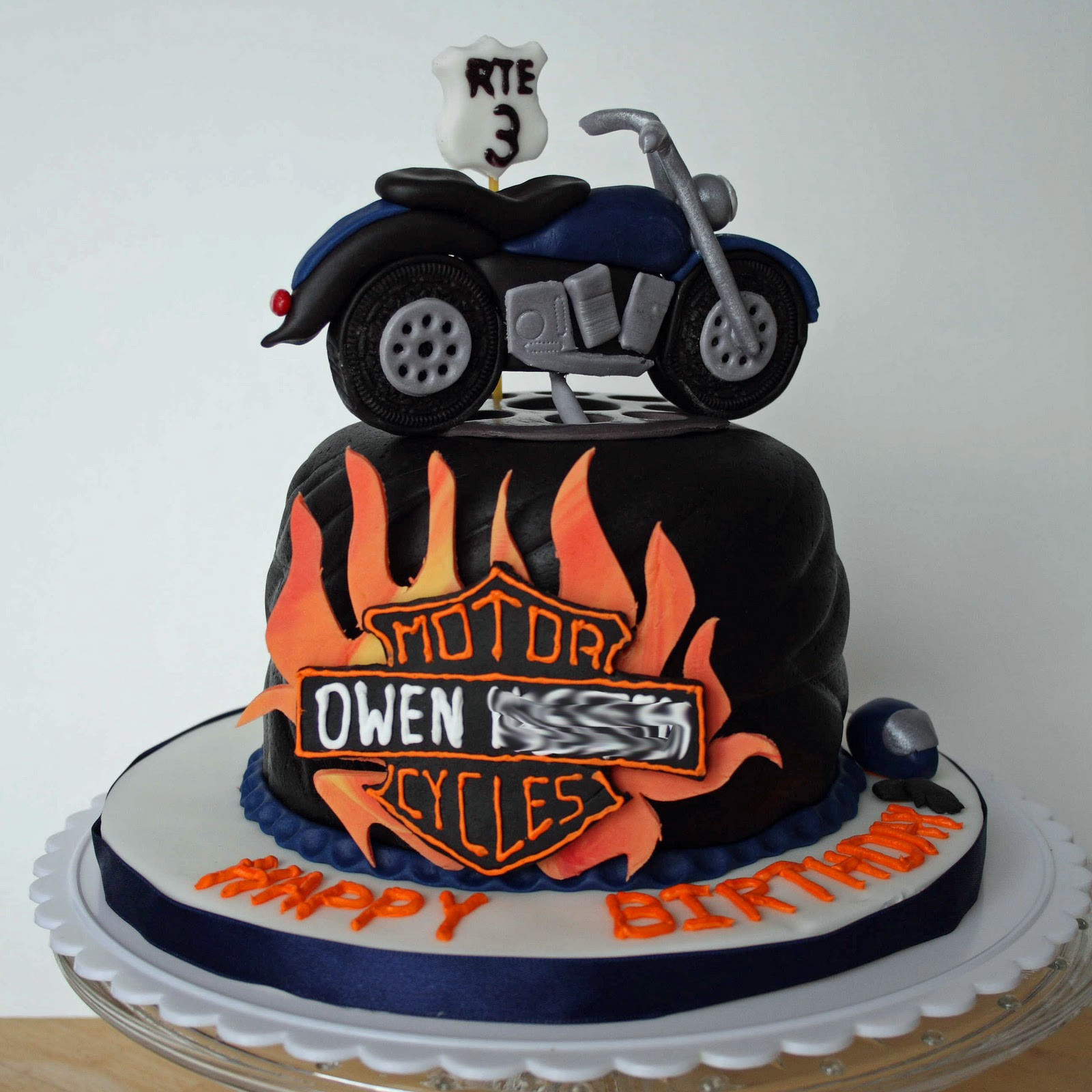 Motorcycle Birthday Cakes
 All Kinds of Sugar Motorcycle Birthday Cake