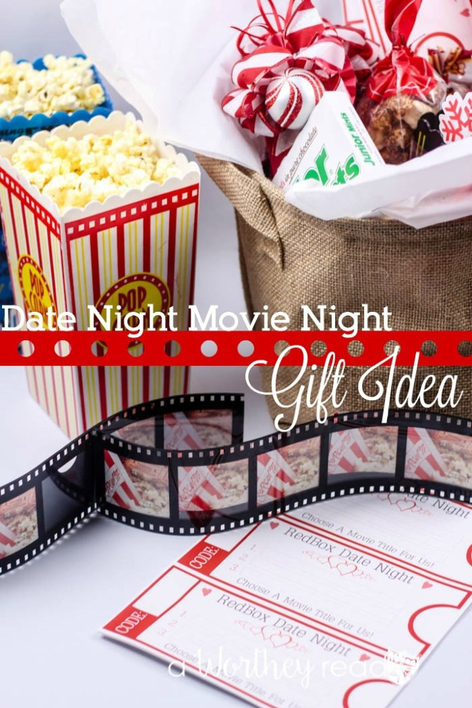 Movie Date Night Gift Basket Ideas
 Date Night Movie Gift Basket Idea & Printable This