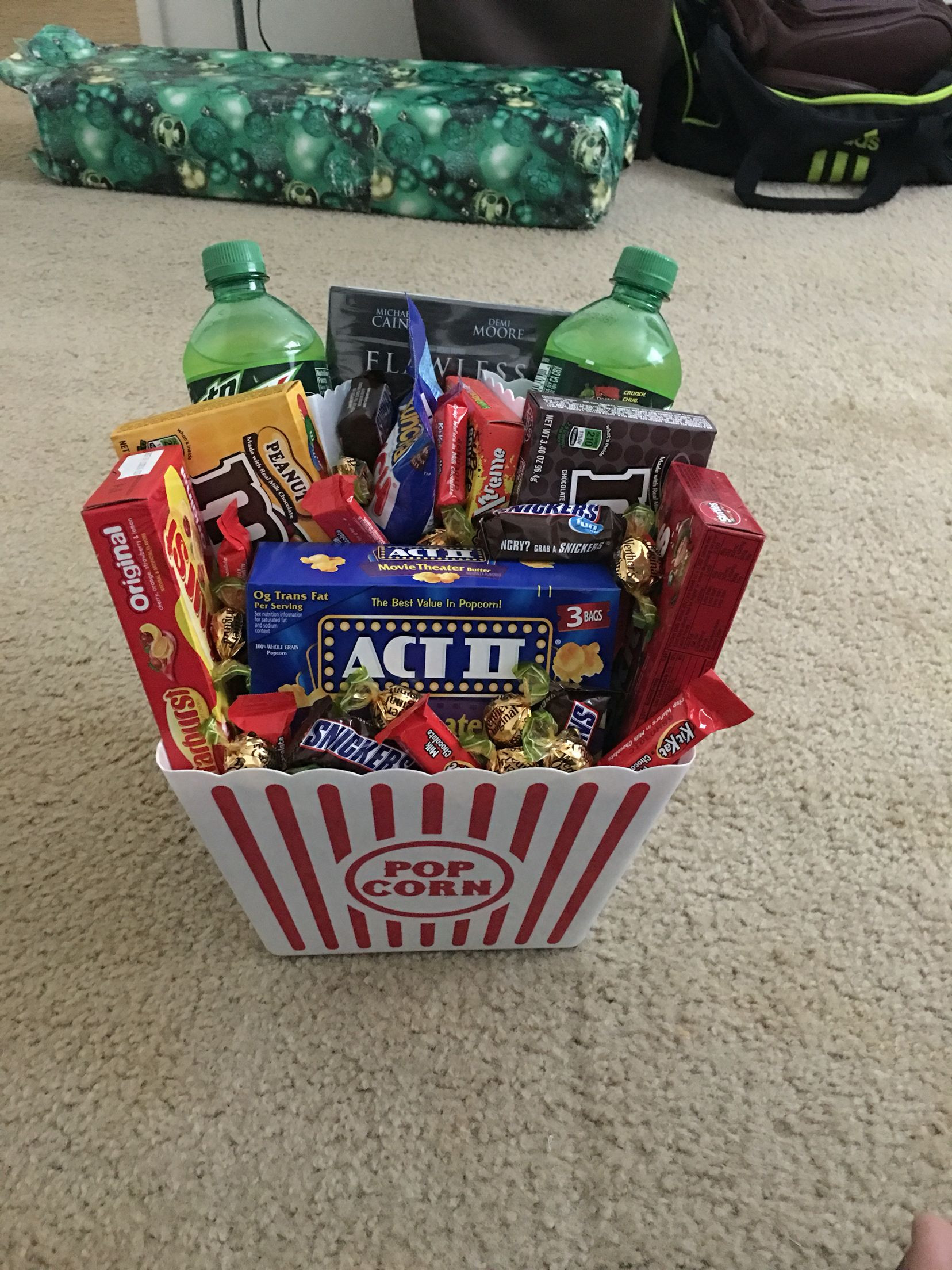 Movie Date Night Gift Basket Ideas
 Great idea for a date night Christmas t or any other