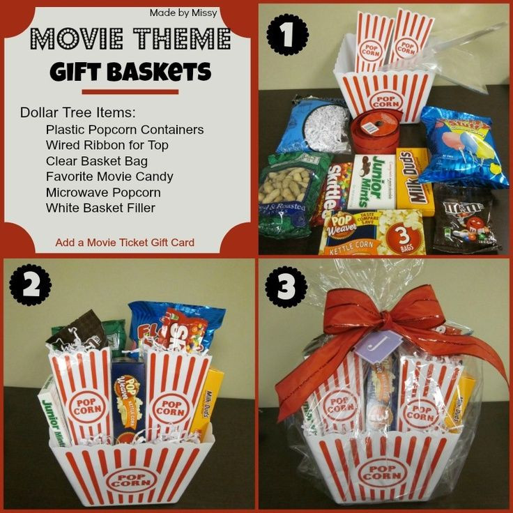 Movie Gift Card Basket Ideas
 homemade t baskets ideas Google Search