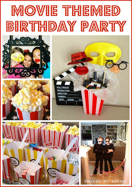 Movie Theater Birthday Party Ideas
 Movie Themed Birthday Party