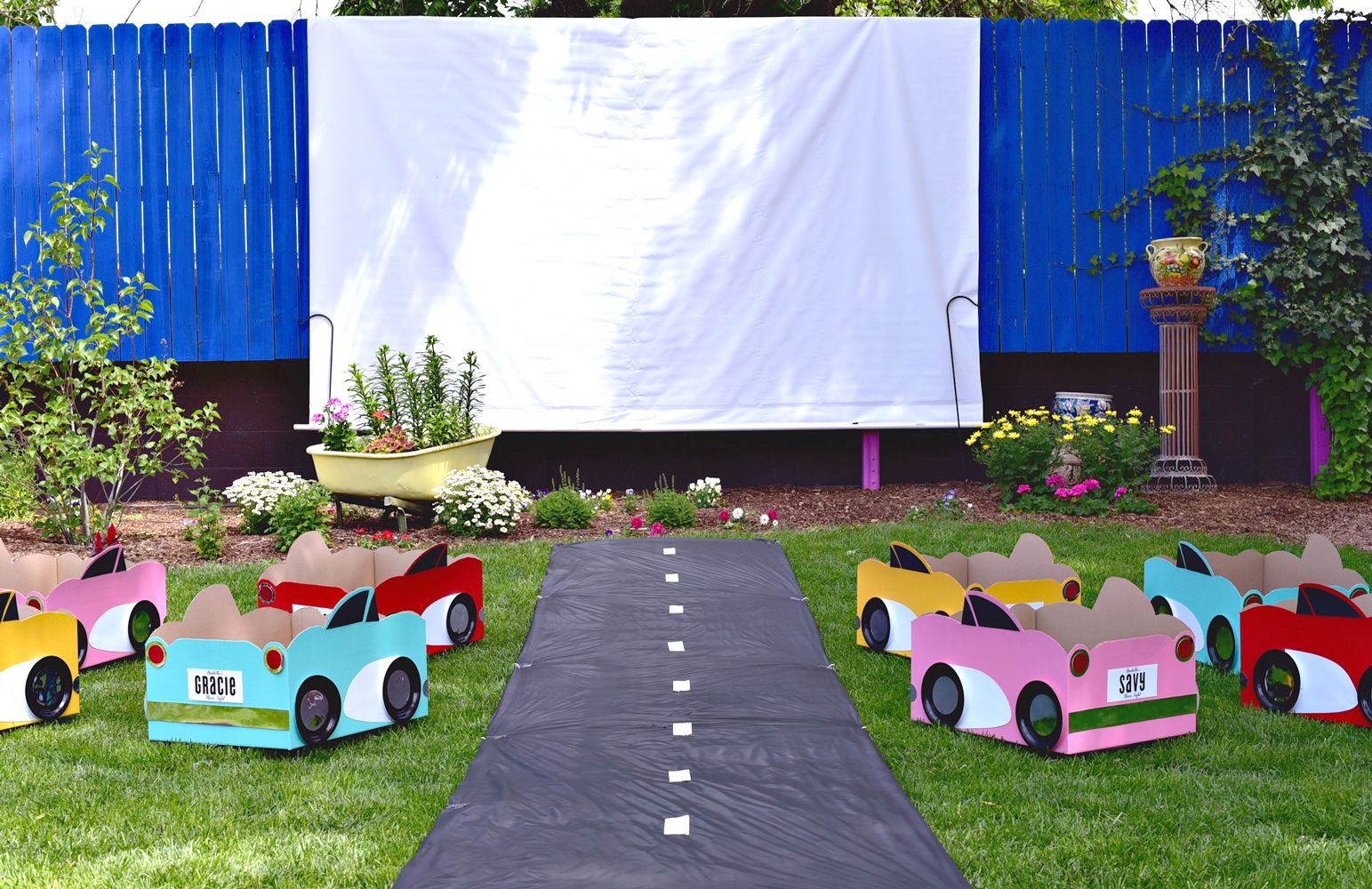 Movie Theater Birthday Party Ideas
 Drive in movie theater for a movie night birthday party