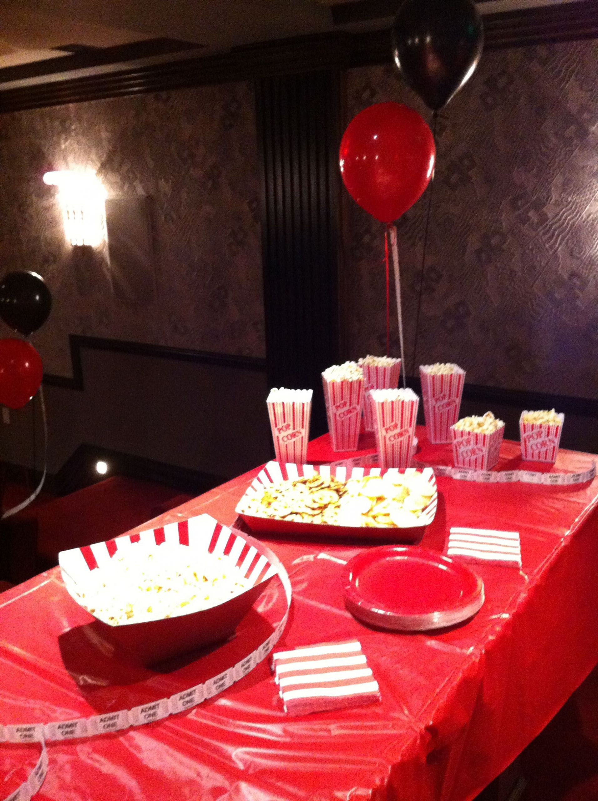 Movie Theater Birthday Party Ideas
 Movie Theatre themed birthday party