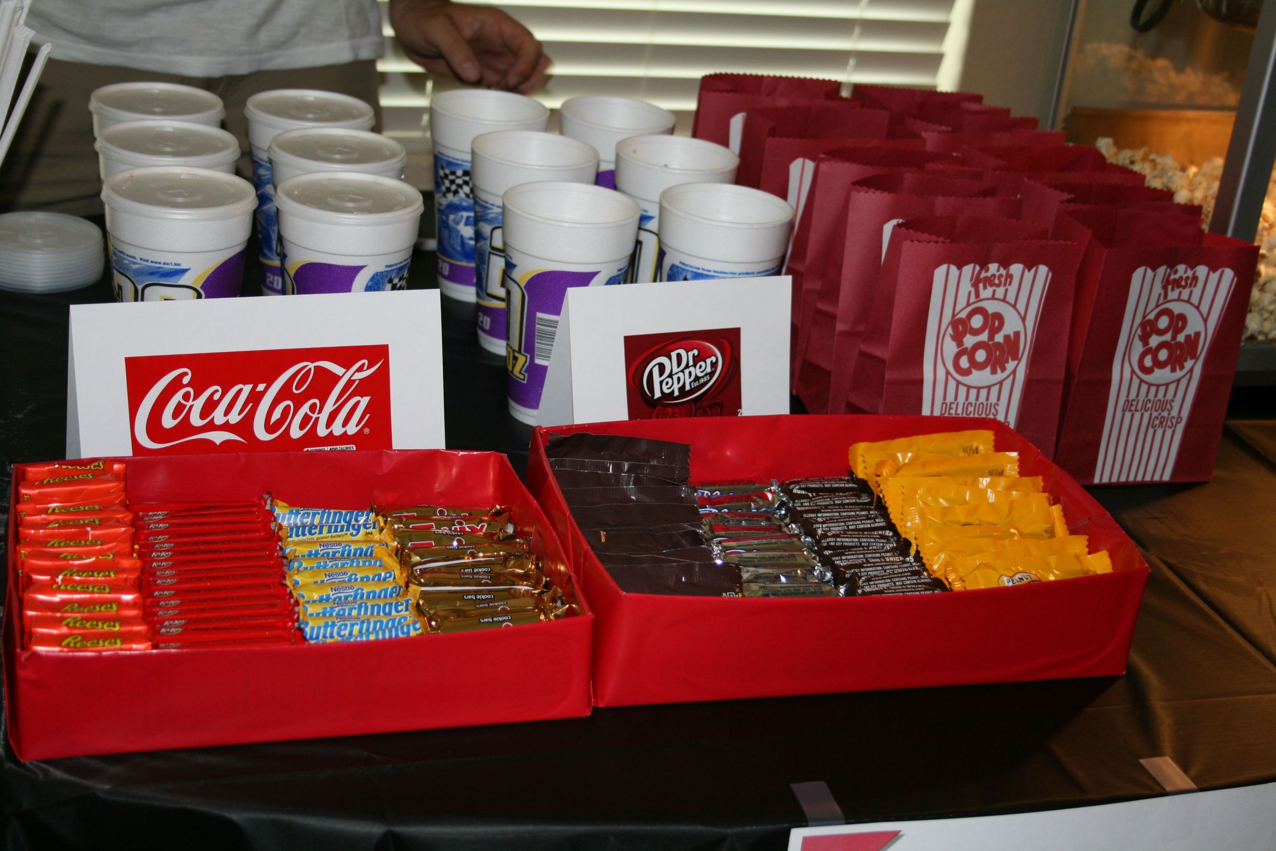 Movie Theater Birthday Party Ideas
 Movie Theater themed birthday party Concession stand we