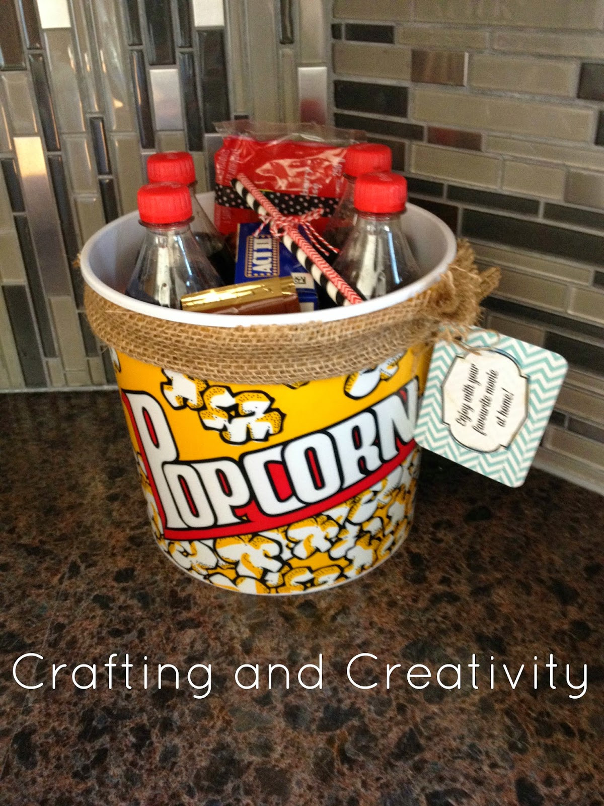 Movie Theater Gift Basket Ideas
 Crafting and Creativity Movie Theatre Snacks Gift Idea