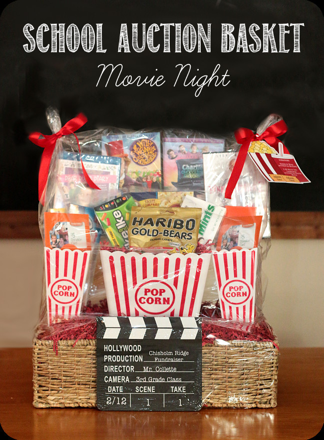 Movie Themed Gift Basket Ideas
 Keeping My Cents ¢¢¢ School Auction Basket Movie Night