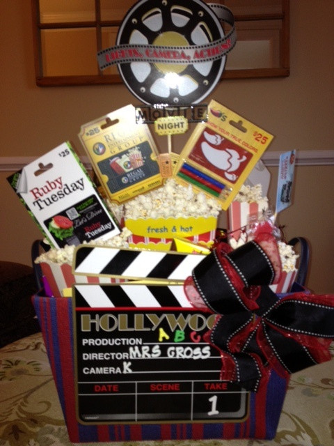 Movie Themed Gift Basket Ideas
 Movie themed t basket