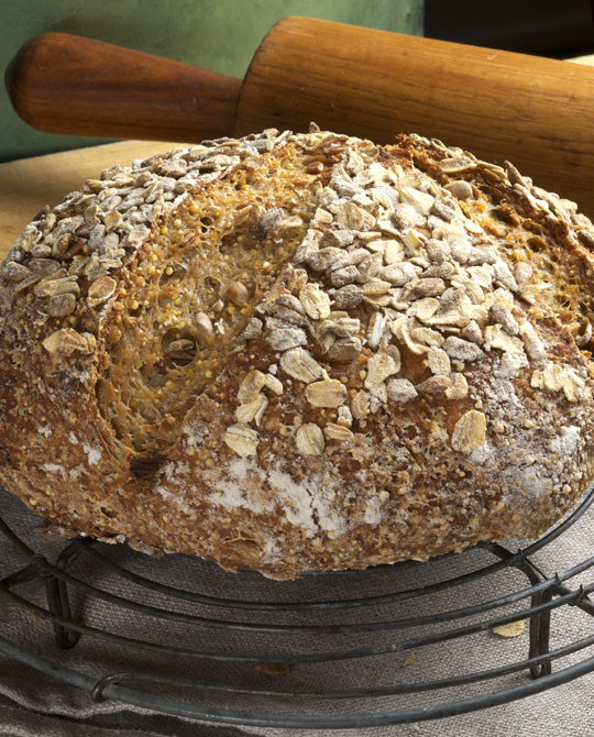 Multigrain Artisan Bread Recipe
 Bread Baking Month Multigrain Boule