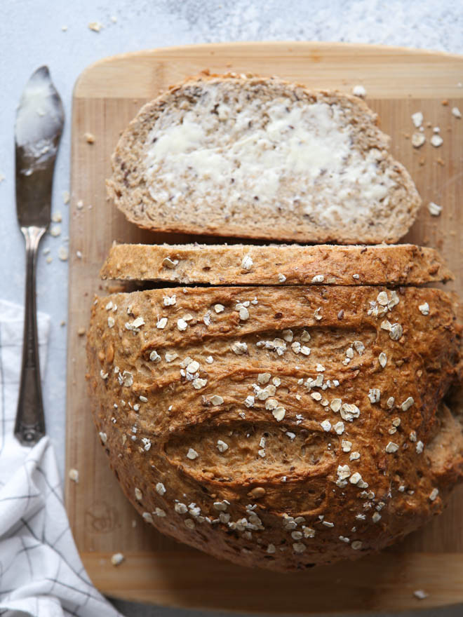 Multigrain Artisan Bread Recipe
 Rustic Multigrain Bread