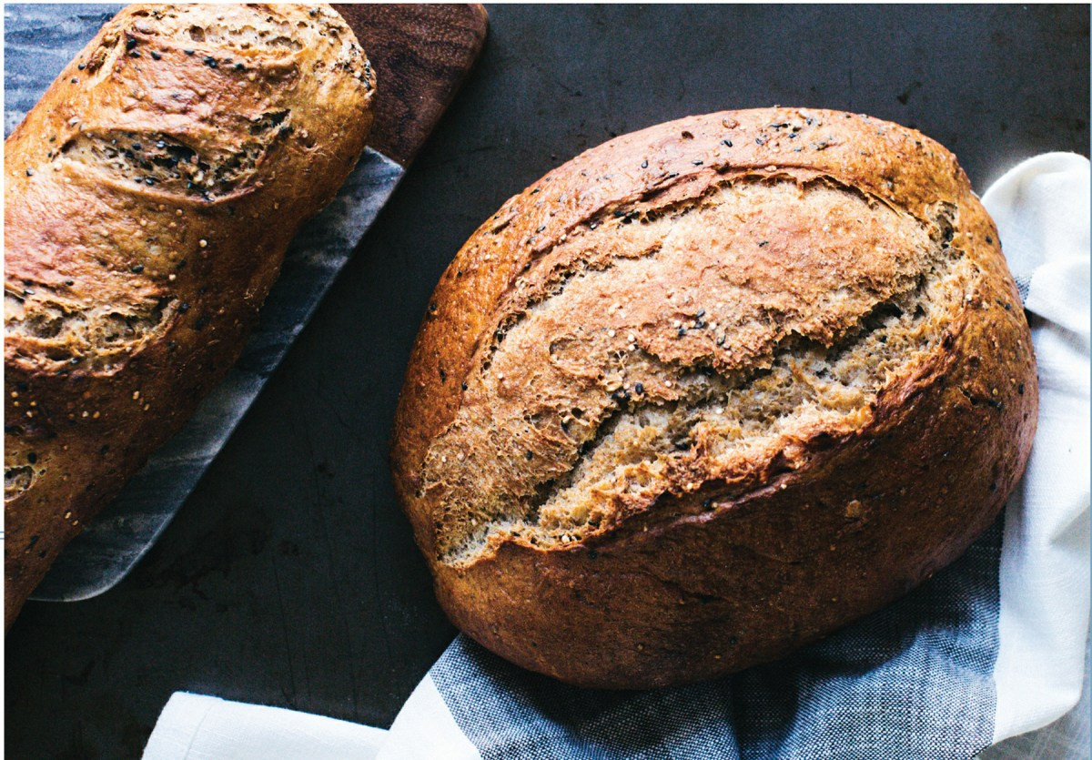 Multigrain Artisan Bread Recipe
 Crusty Multigrain Artisan Bread