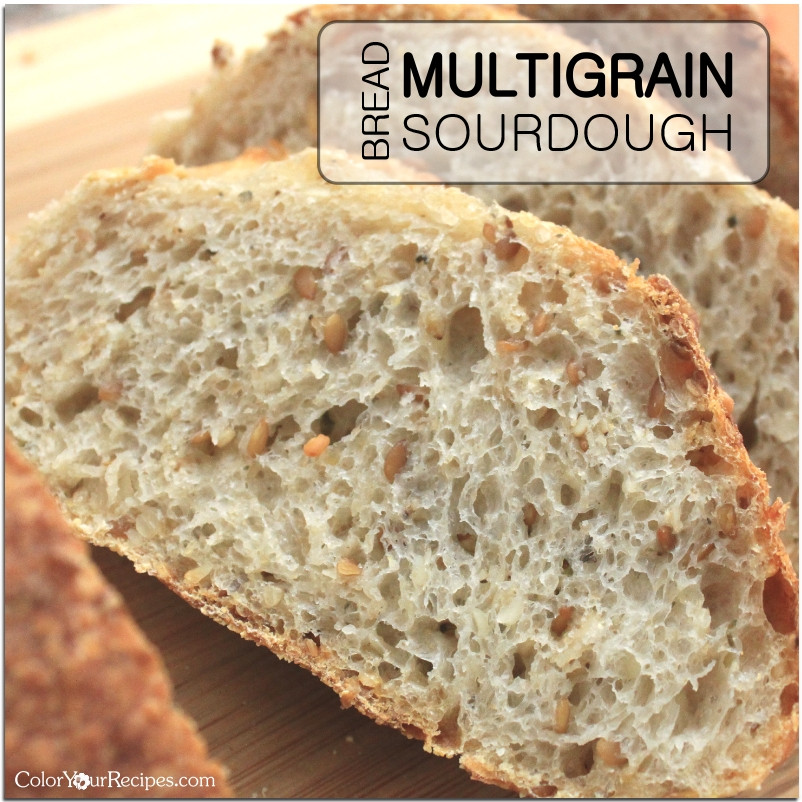 Multigrain Sourdough Bread
 Hearty Multigrain Sourdough Bread Recipe • Color Your Recipes