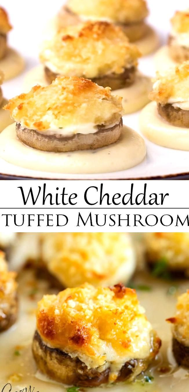 Mushroom Appetizers Make Ahead
 White Cheddar Stuffed Mushrooms are an easy make ahead