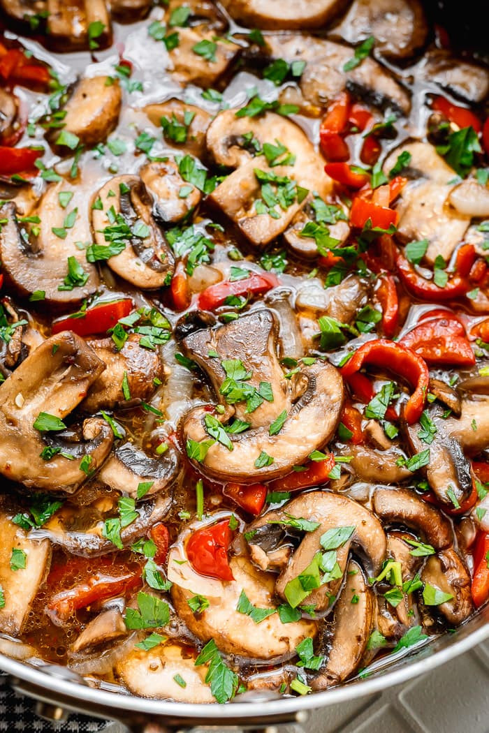 Mushroom Side Dishes
 Italian Sauteed Mushrooms Recipe Oh Sweet Basil