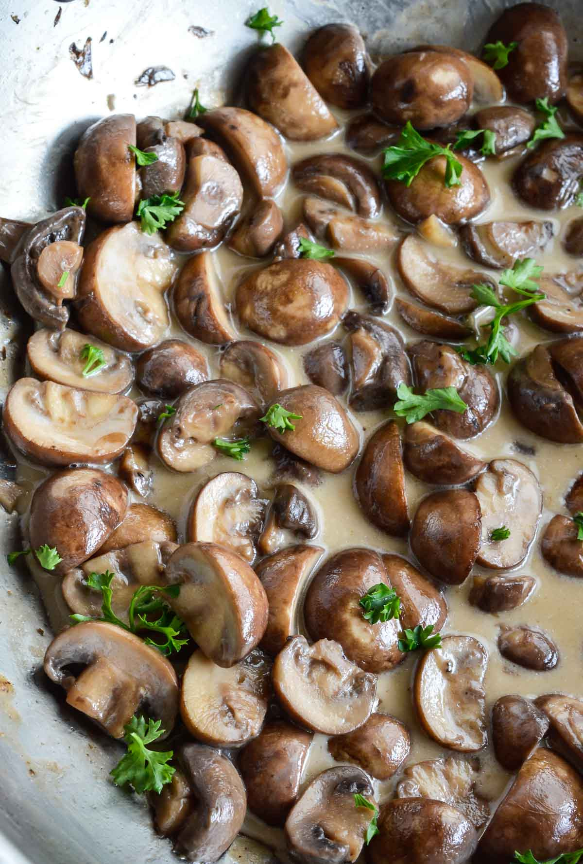 Mushroom Side Dishes
 Creamy Sauteed Mushrooms WonkyWonderful