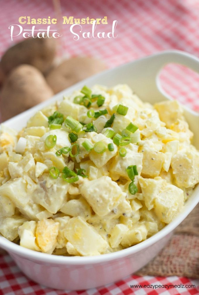 Mustard Potato Salad
 Classic Mustard Potato Salad Easy Peasy Meals