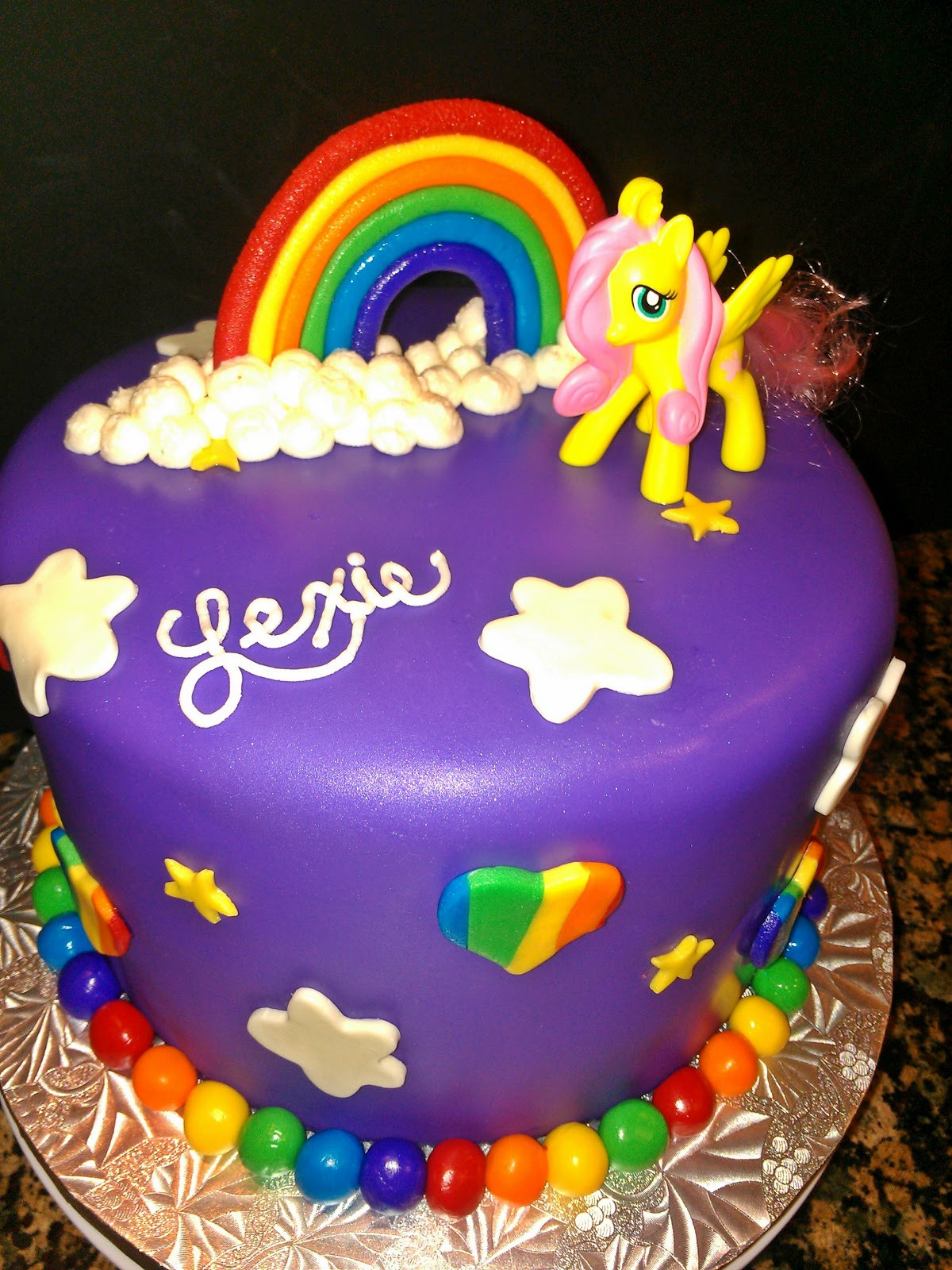 My Little Pony Birthday Cakes
 padicakes My Little Pony Rainbow Cake