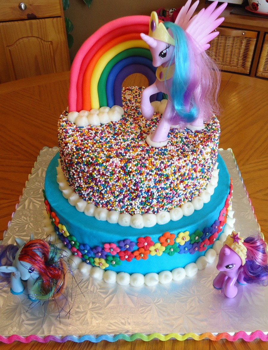 My Little Pony Birthday Cakes
 My Little Pony Rainbow Cake CakeCentral