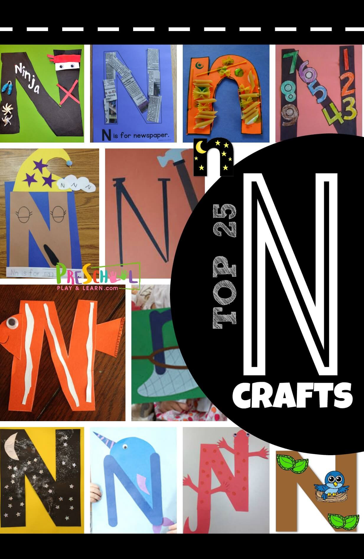 N Crafts For Preschool
 TOP 25 Letter N Crafts