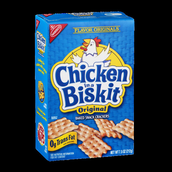 Nabisco Snack Crackers
 Nabisco Chicken In A Biskit Original Baked Snack Crackers