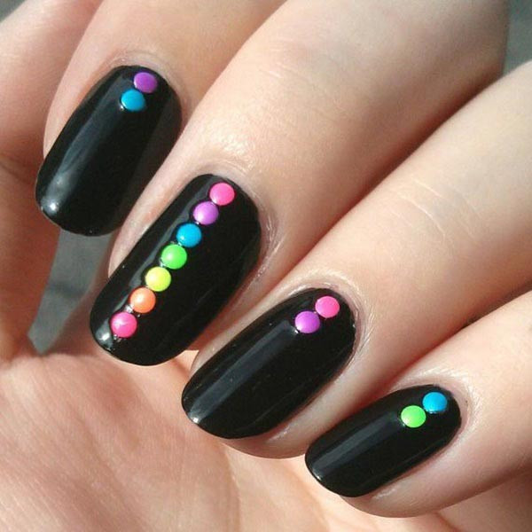 Nail Art Ideas
 50 Sassy Black Nail Art Designs To Add Spark To Your Bold Look