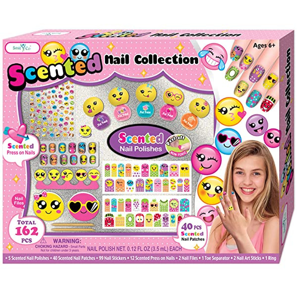 Nail Art Kit For Kids
 Amazon SmitCo LLC Kids Nail Polish Gifts Set for