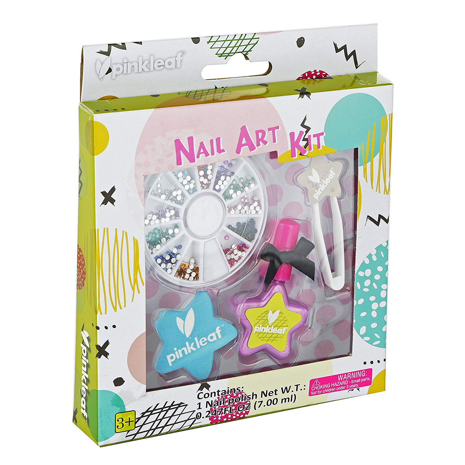 Nail Art Kit For Kids
 Pinkleaf Mani Padi Set For Kids and Girls Nail Art Kit