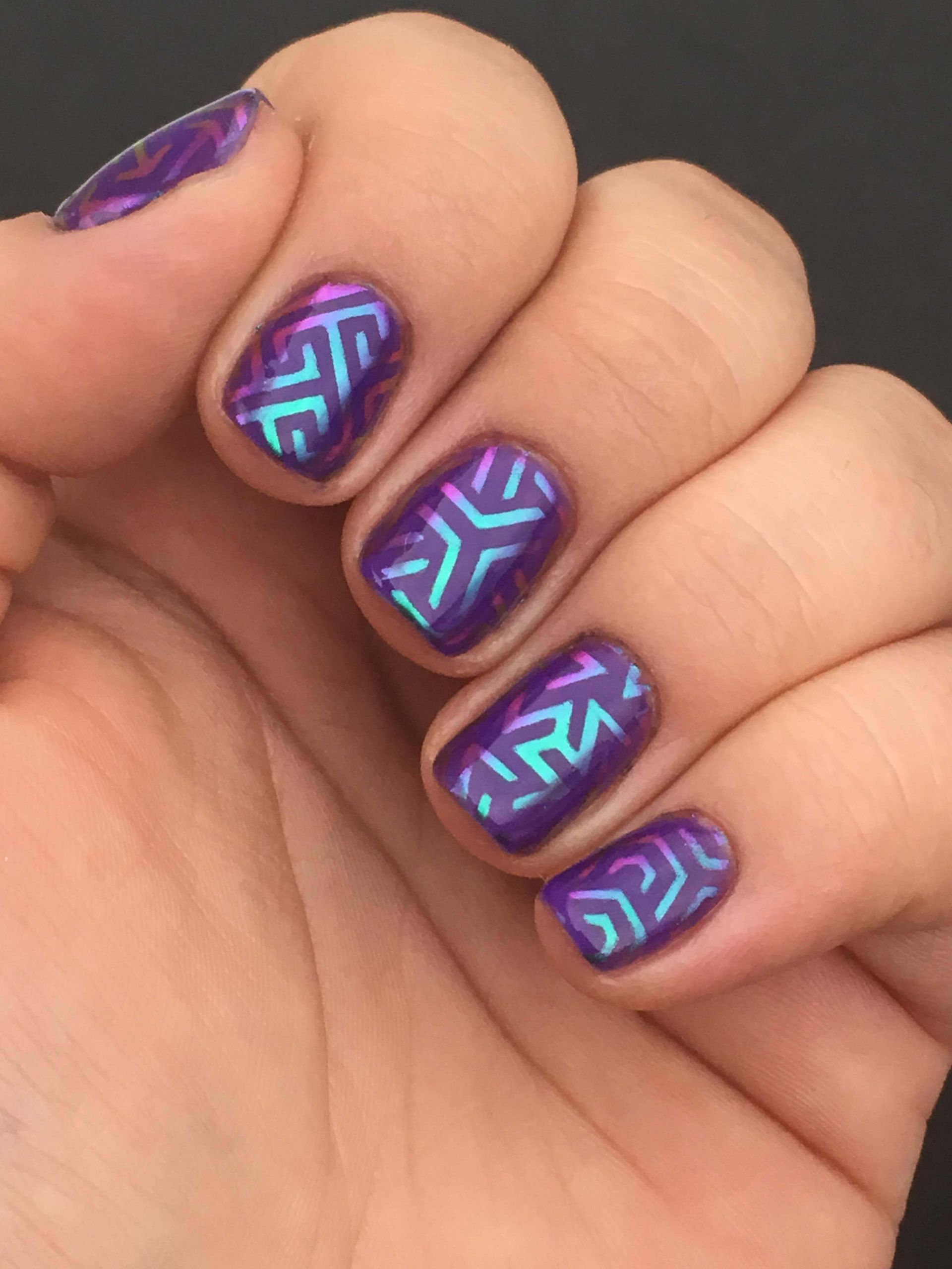 Nail Art Patterns
 Learn How To Make This Cool Geometric Nail Art With